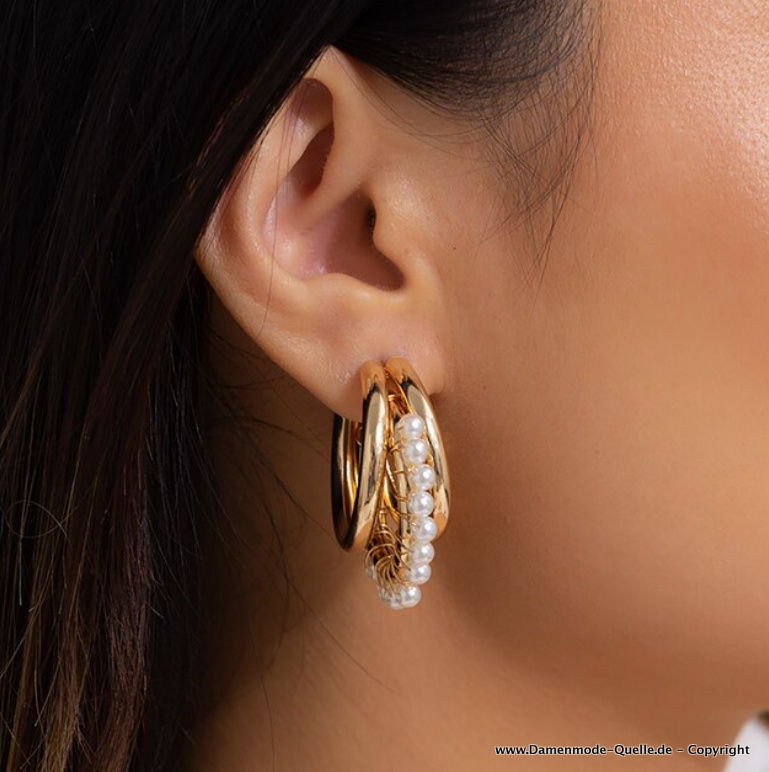 Salircon Multilayer Creolen&nbsp;Modeschmuck