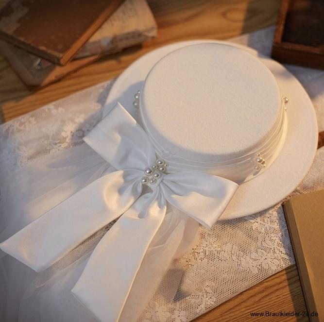 Vintage Zylinder Brauthut mit&nbsp;Schleier