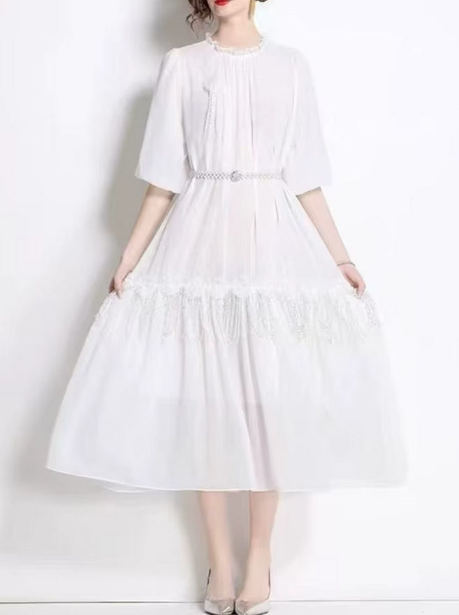 A Linie Boho Standesamt Brautkleid Gunda mit&nbsp;Ärmel