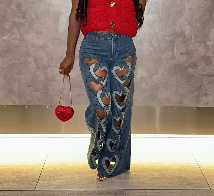 Herzchen Cut Damen Jeans&nbsp;2025