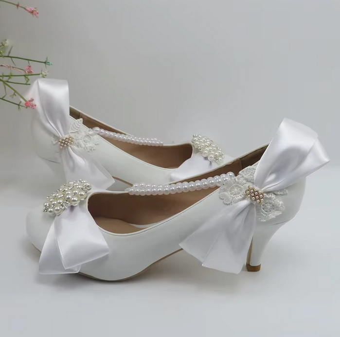 Perlen Brautschuhe Hochzeitsschuhe&nbsp;Ingrid
