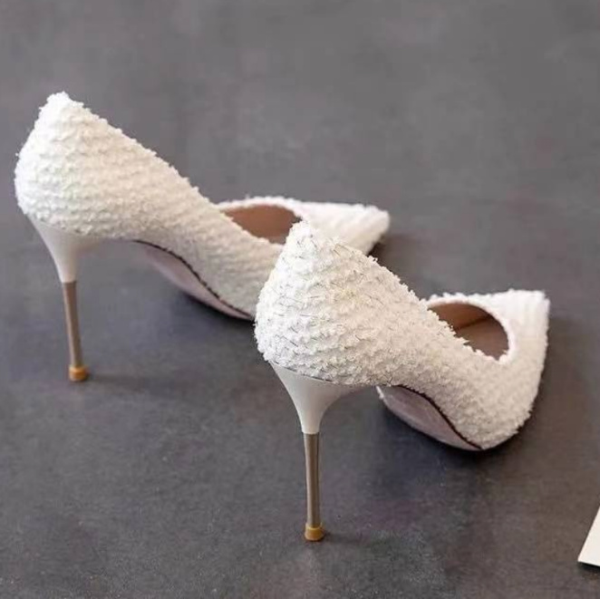 High Heels Brautschuhe Stilettos in&nbsp;Weiß