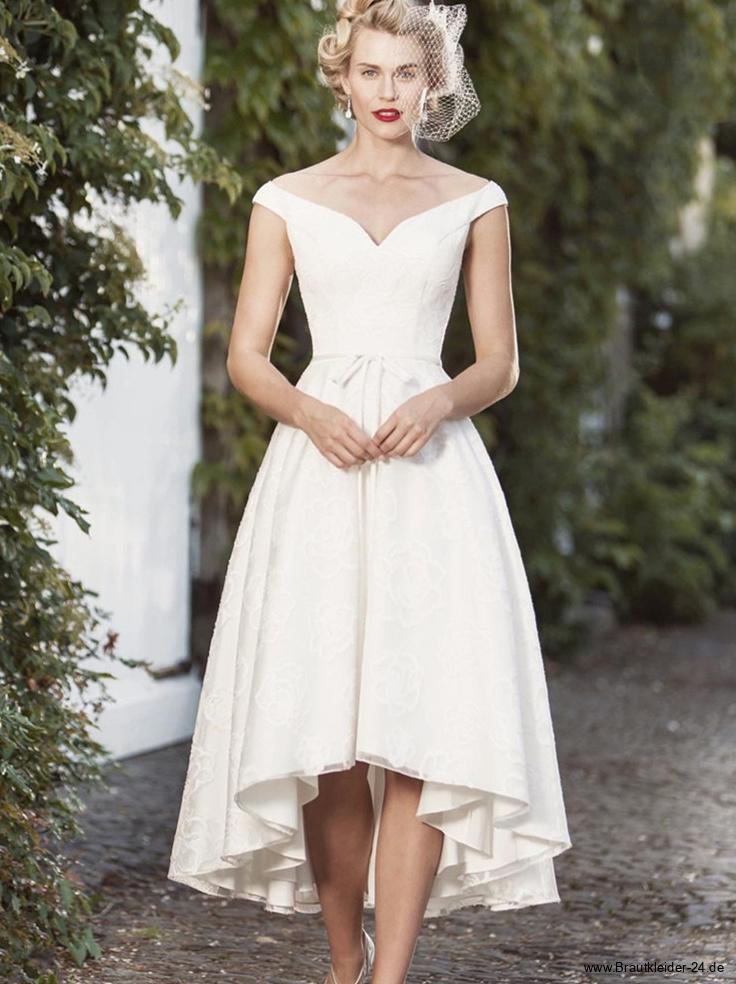 Vintage Style Vokuhila Brautkleid&nbsp;Kordula