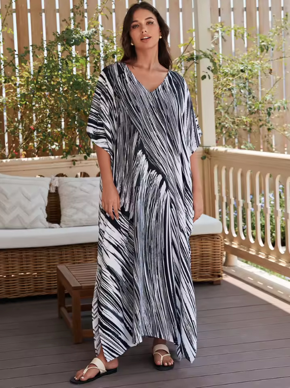 A Linie Oversize Strandkleid 2025 Cover Up Kleid&nbsp;Sibel