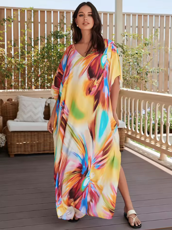 A Linie Oversize Strandkleid 2025 Cover Up Kleid&nbsp;Susan