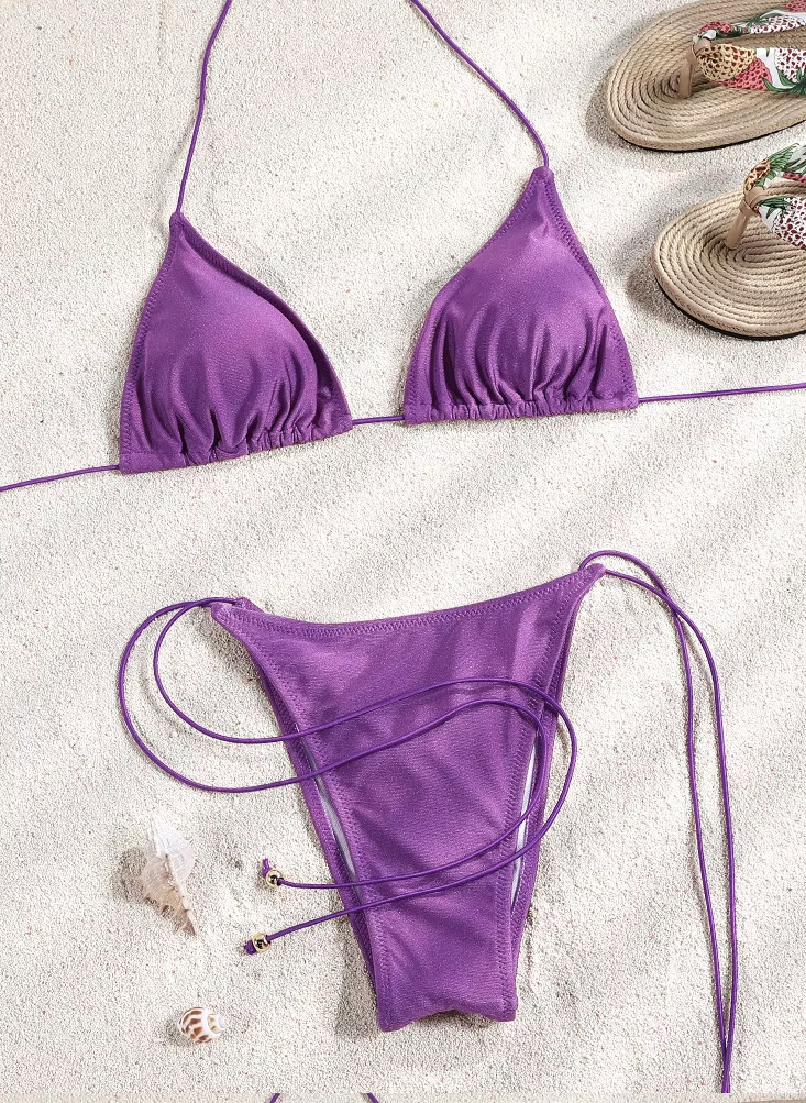 Sexy brasilianischer Bikini in Lila Für selbstbewusste&nbsp;Strandmomente