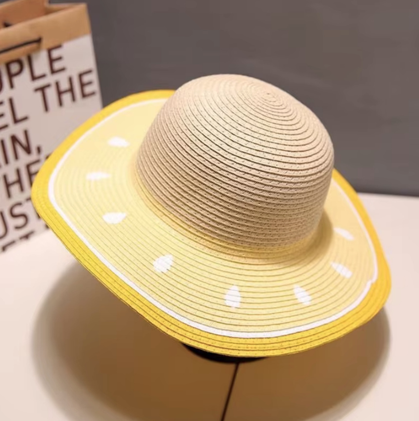 Wassermelone Damen Sommerhut Strohhut 2025 Sinah&nbsp;Gelb