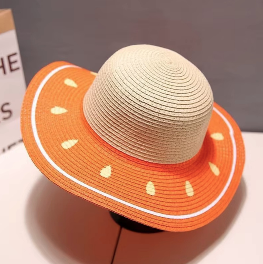 Wassermelone Damen Sommerhut Strohhut 2025 Sinah&nbsp;Orange