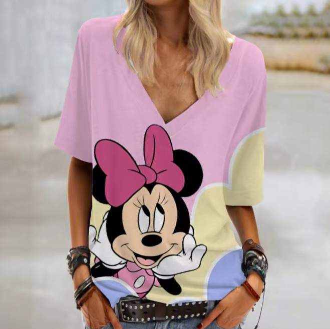 Disney Cartoon Print Damen T-Shirt&nbsp;Enya