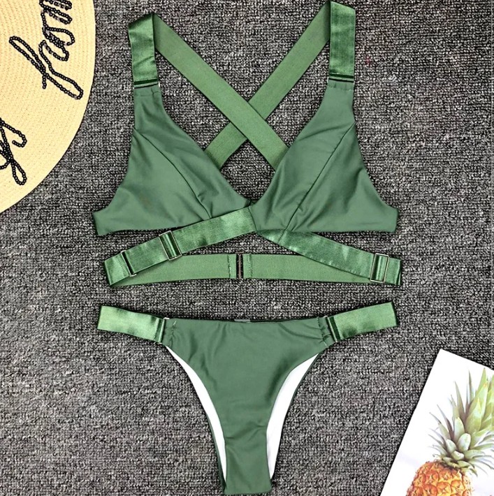 Kreuzträger Samt Bikini 2025 in&nbsp;Grün
