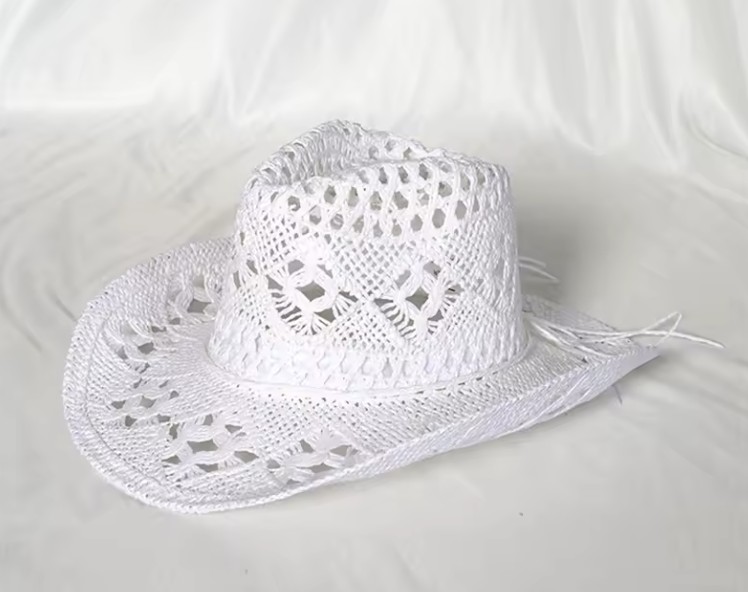 Western Cowboy Hut Sommerhut 2025 in&nbsp;Weiß