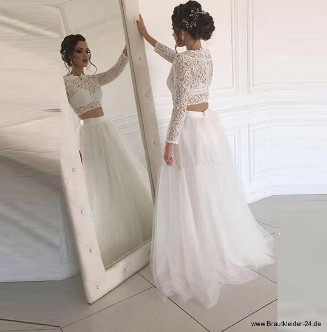 Zweieiliges Brautkleid Gail mit Tüll und&nbsp;Spitze