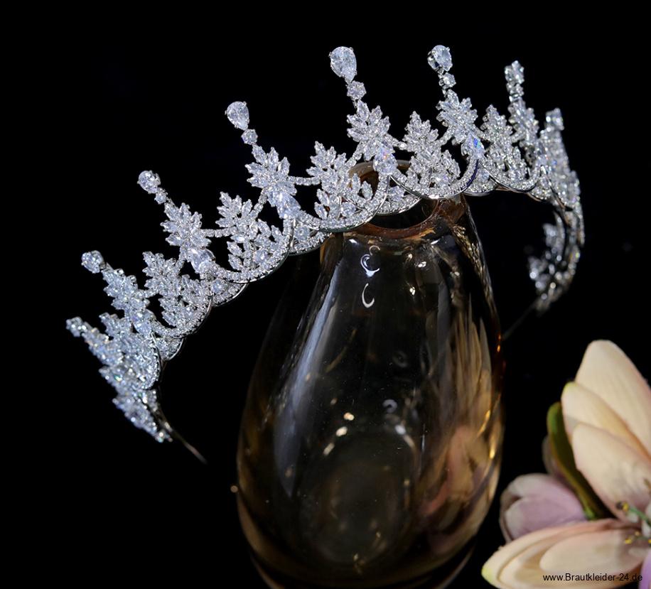 Kristall Zircon Braut Diadem Tiara&nbsp;Hilde
