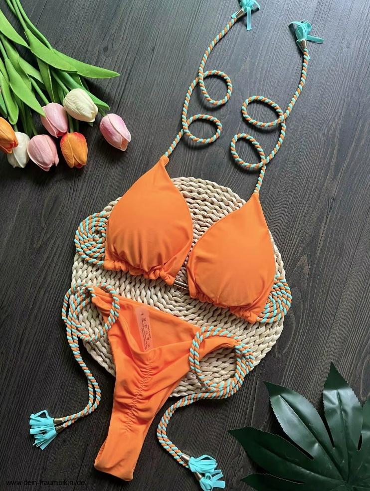 Sexy Push Up Bikini Wiyada in&nbsp;Orange