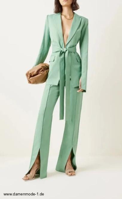 Damen Hosenanzug Anthea Outfit Elegant in&nbsp;Hellgrün