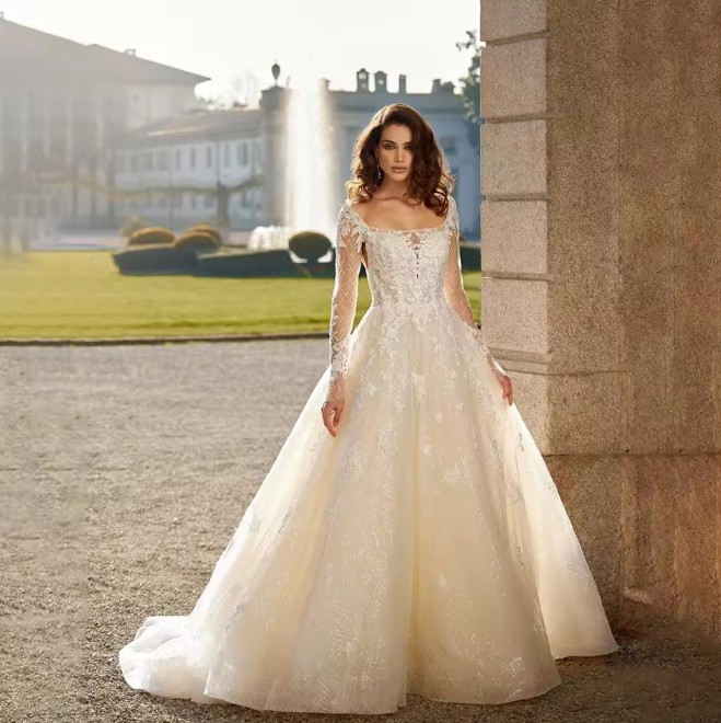 A Linie Brautkleid Deele Klassisch mit Tattoo Spitze Rückenfrei