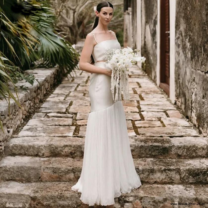 Spaghettiträger Meerjungfrau Brautkleid Leena&nbsp;Zweiteilig