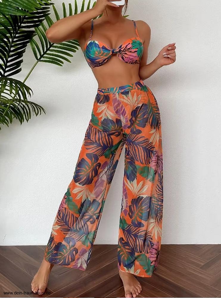 Triangle Bikini Set 2025 Tara Dreiteilig mit Strand Hose im&nbsp;Set