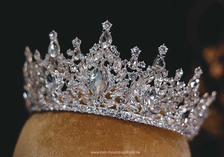 Vintage Style Kristall Braut Tiara Diadem&nbsp;Amaryllis