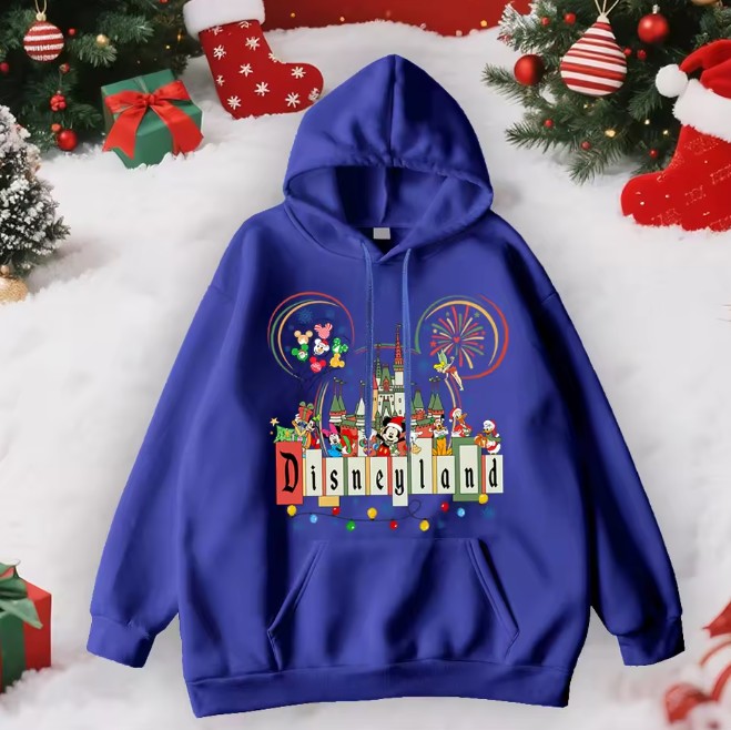 Disneyland Damen Weihnachtspullover in&nbsp;Dunkelblau