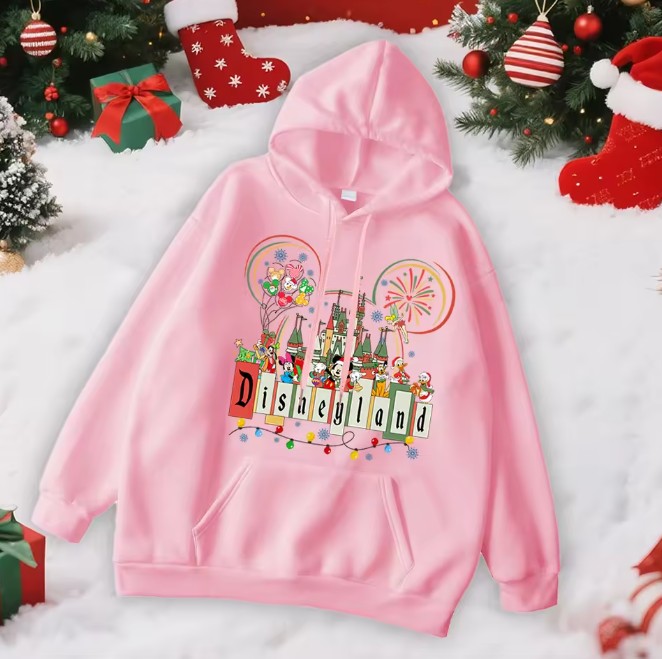 Disneyland Damen Weihnachtspullover in&nbsp;Rosa