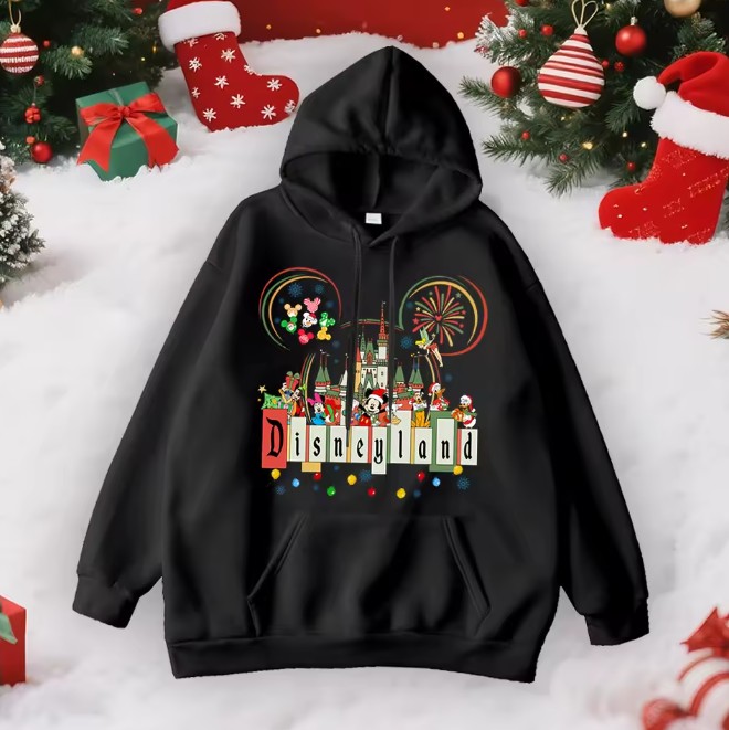 Disneyland Damen Weihnachtspullover in&nbsp;Schwarz