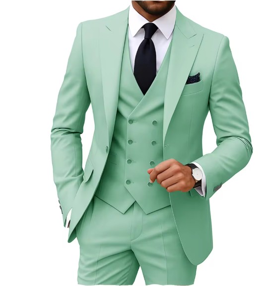 Eleganter Herrenanzug Dreiteilig in&nbsp;Mintgrün