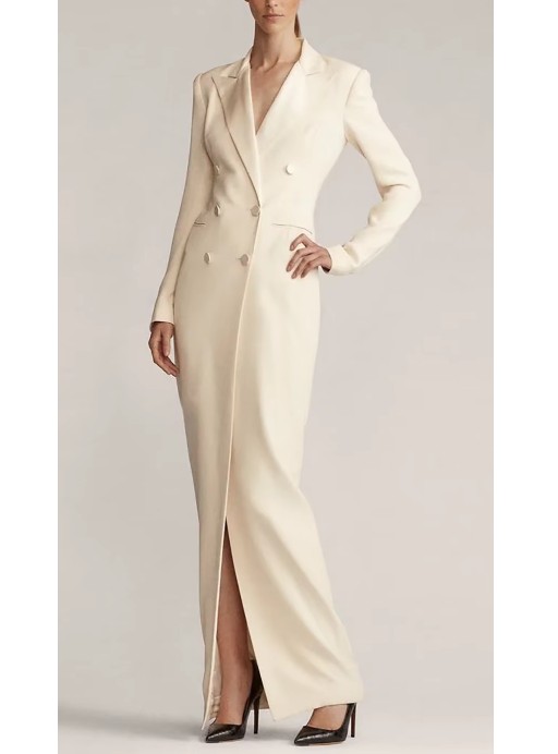 Langarm Blazer Kleid Esmé Elegant und Festlich in&nbsp;Ivory