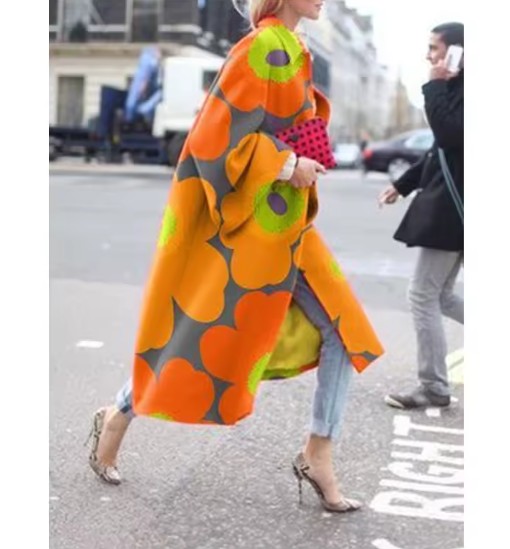 Streetwear Damen Herbst – Frühling Mantel Edgarda&nbsp;Bunt