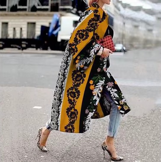 Streetwear Damen Herbst – Frühling Mantel Erika&nbsp;Bunt