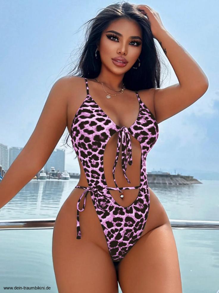 Sexy Leo Print Badeanzug 2025 Shirin&nbsp;Pink
