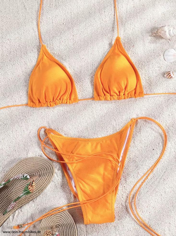 Sexy brasilianischer Bikini in Orange Für selbstbewusste&nbsp;Strandmomente