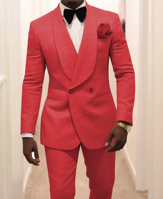 Hochzeitsanzug Achim für den Bräutigam Zweiteilig in&nbsp;Rot