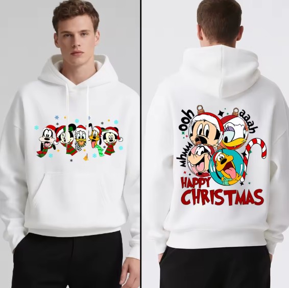 Disney Mickey & Friends Herren Weihnachtspullover Nr5 