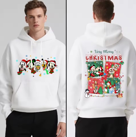 Disney Mickey & Friends Herren Weihnachtspullover Nr8