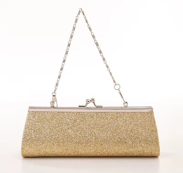 Shiny Glitter Brauttasche Elani in&nbsp;Gold