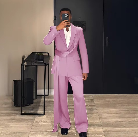 Smoking Hochzeitsanzug für den Bräutigam Brian&nbsp;Flieder