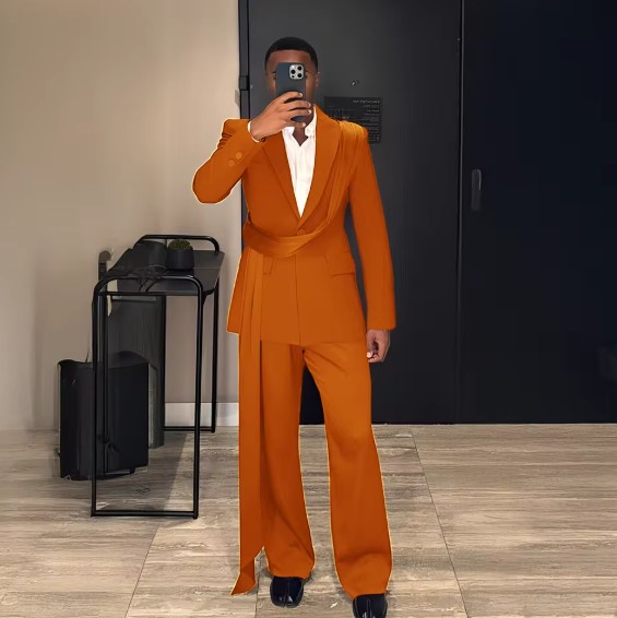 Smoking Hochzeitsanzug für den Bräutigam Brian&nbsp;Orange