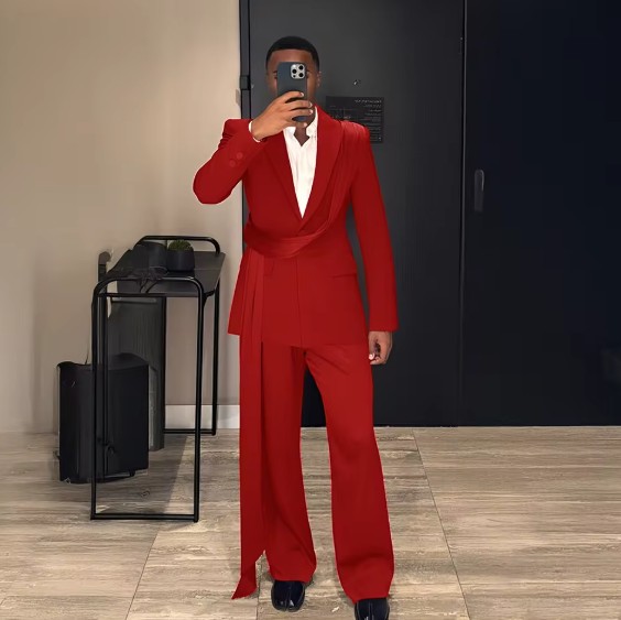 Smoking Hochzeitsanzug für den Bräutigam Brian&nbsp;Rot