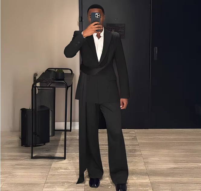 Smoking Hochzeitsanzug für den Bräutigam Brian&nbsp;Schwarz