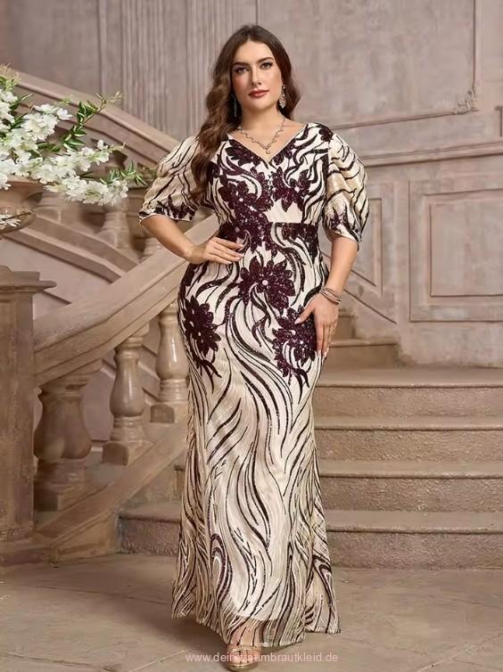 Elegantes I Linie Kleid Malou für Hochzeitsgäste mit&nbsp;Blumenmuster