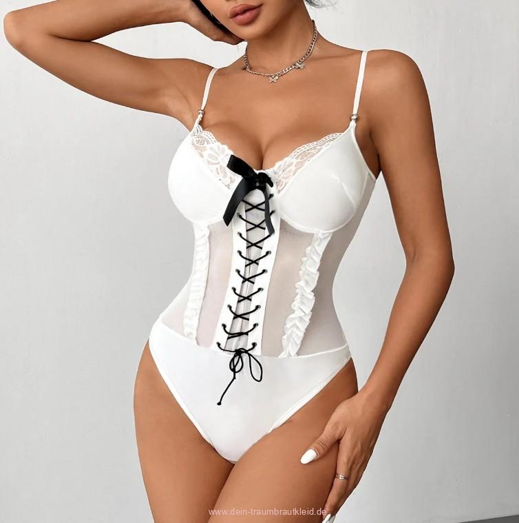 Sexy Corsage Body Hedda für die Braut mit&nbsp;Spitze