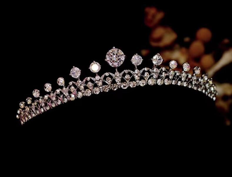 Kristall Braut Hochzeit Tiara&nbsp;Cornelia