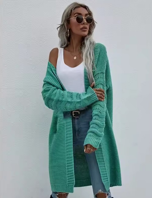 Damen Cardigan Strickjacke Elenor Leger in&nbsp;Grün