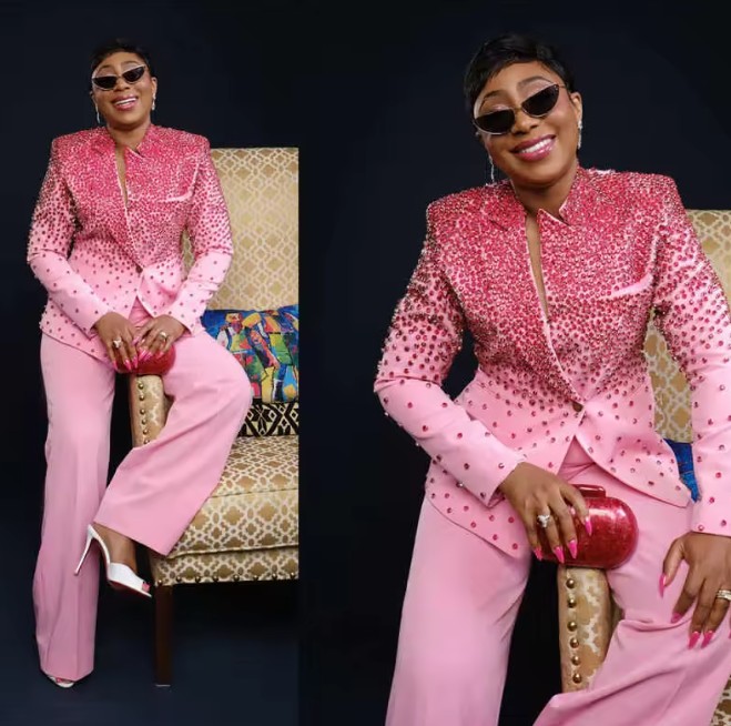 Festlicher Hosenanzug Frieda mit Perlen&nbsp;Applikationen