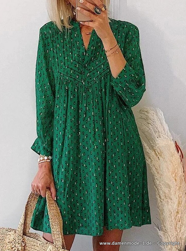 Sommer Hängerchen Minikleid in&nbsp;Grün