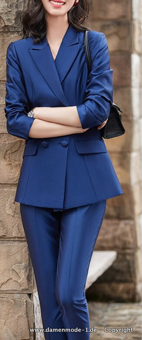 Damen Hosenanzug Zoya Elegant in Dunkel&nbsp;Blau