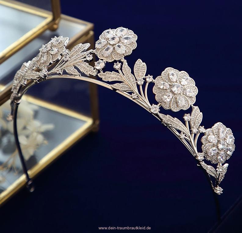 Braut Kopfschmuck Tiara Vintage Diadem&nbsp;Costia