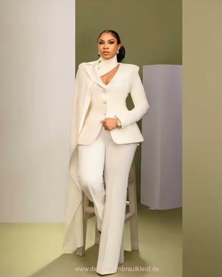 Designer Hosenanzug für die Braut in Elfenbein Standesamt&nbsp;Mode