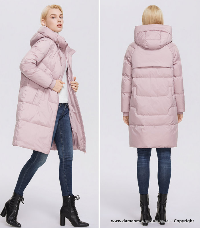Wintermantel für Damen in&nbsp;Rosa